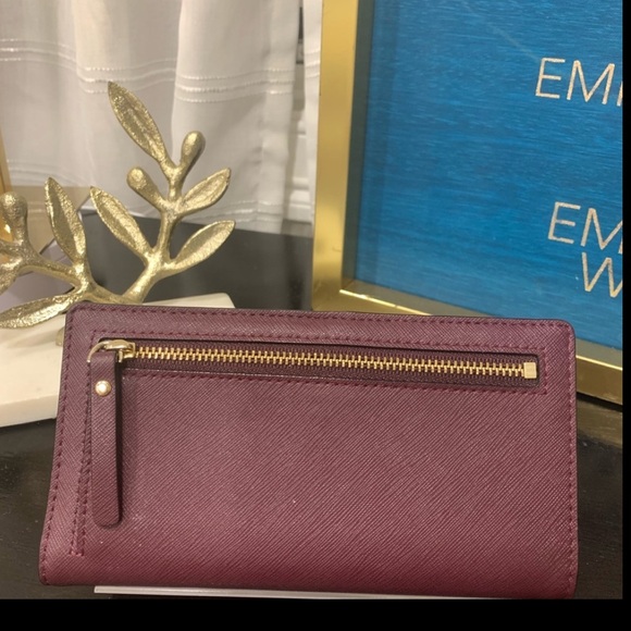 Kate Spade Cameron St Candace Satchel & Saffiano Leather Wallet In Blackberry - Picture 5 of 13